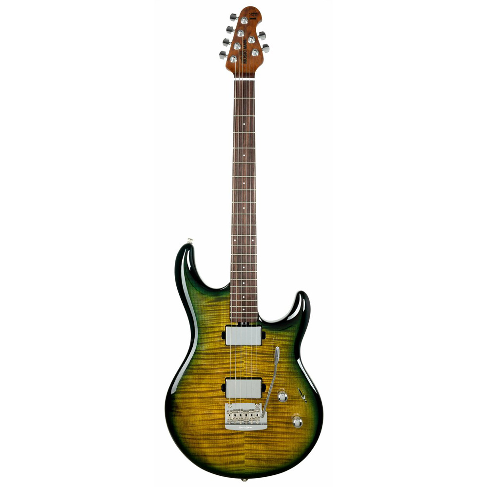 Music Man Luke 4 HH Figured Roasted Akçaağaç Sap Gülağacı Klavye Gator Burst Elektro Gitar